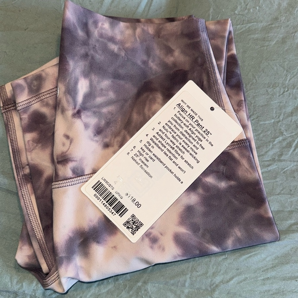 New with tags, align, high-rise leggings, 25 inch inseam.